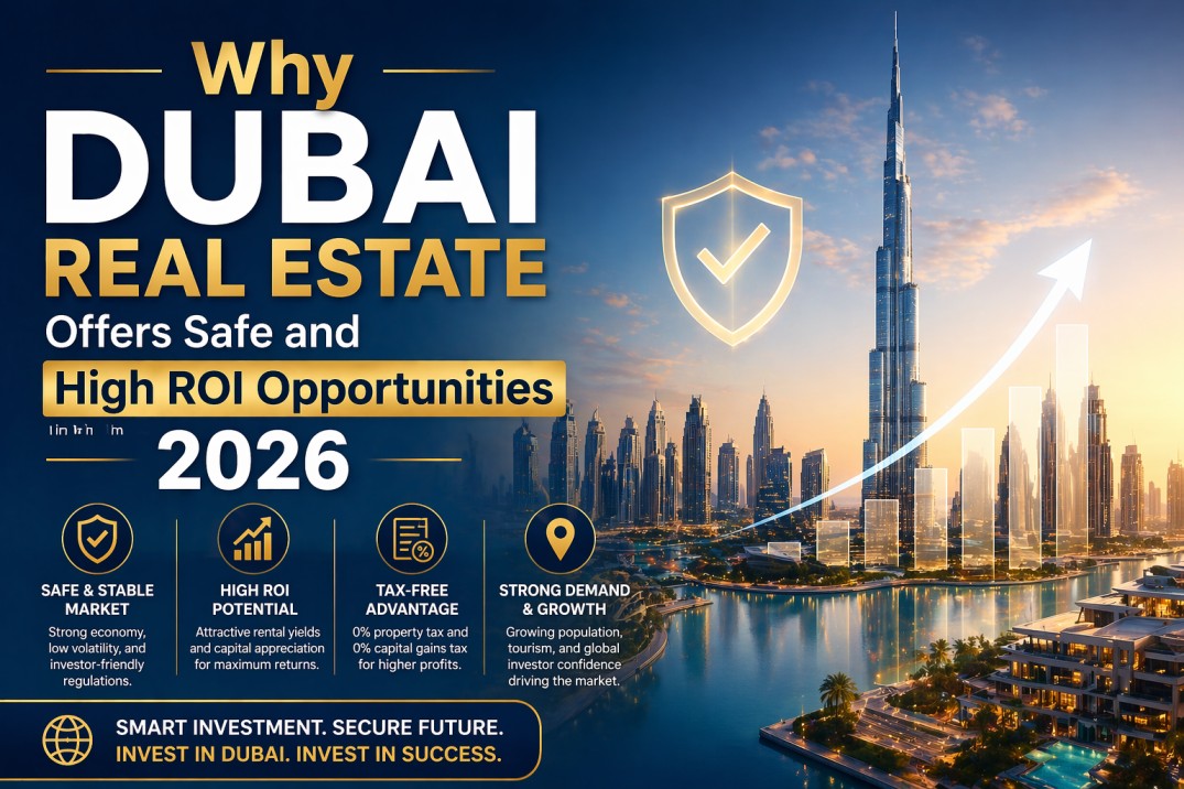 Why Dubai Real Estate Offers Safe and High ROI Opportunities in 2026